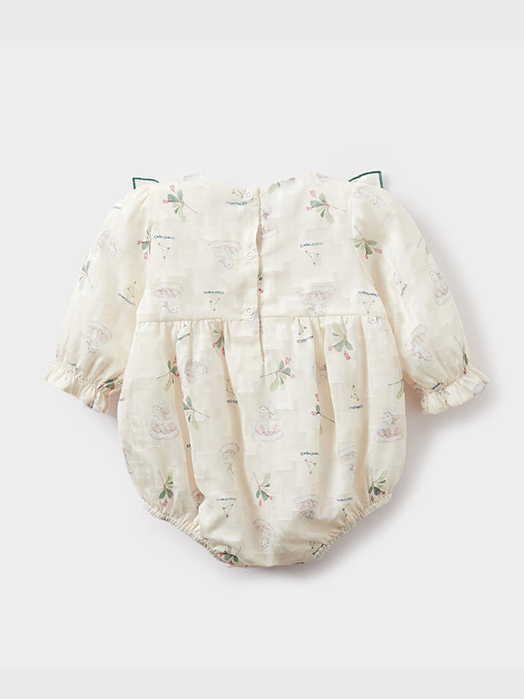 Smuk beige baby body med langærmet og Hat(0-18 mdr.)