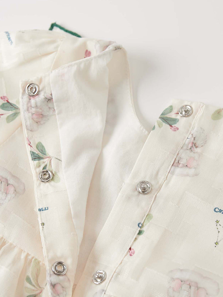 Smuk beige baby body med langærmet og Hat(0-18 mdr.)