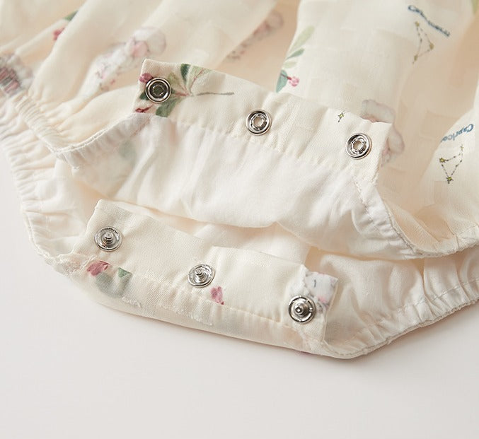 Smuk beige baby body med langærmet og Hat(0-18 mdr.)