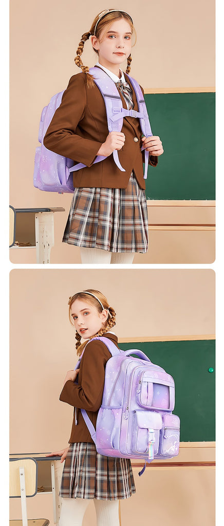 Lilla skoletaske til piger