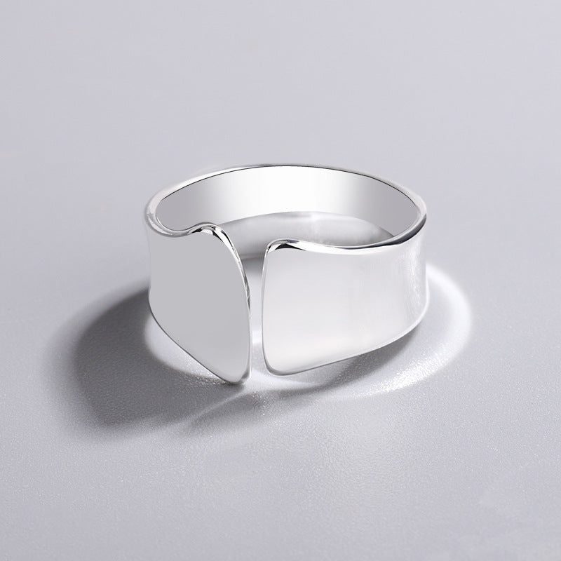 Minimalistisk justerbar åben ring