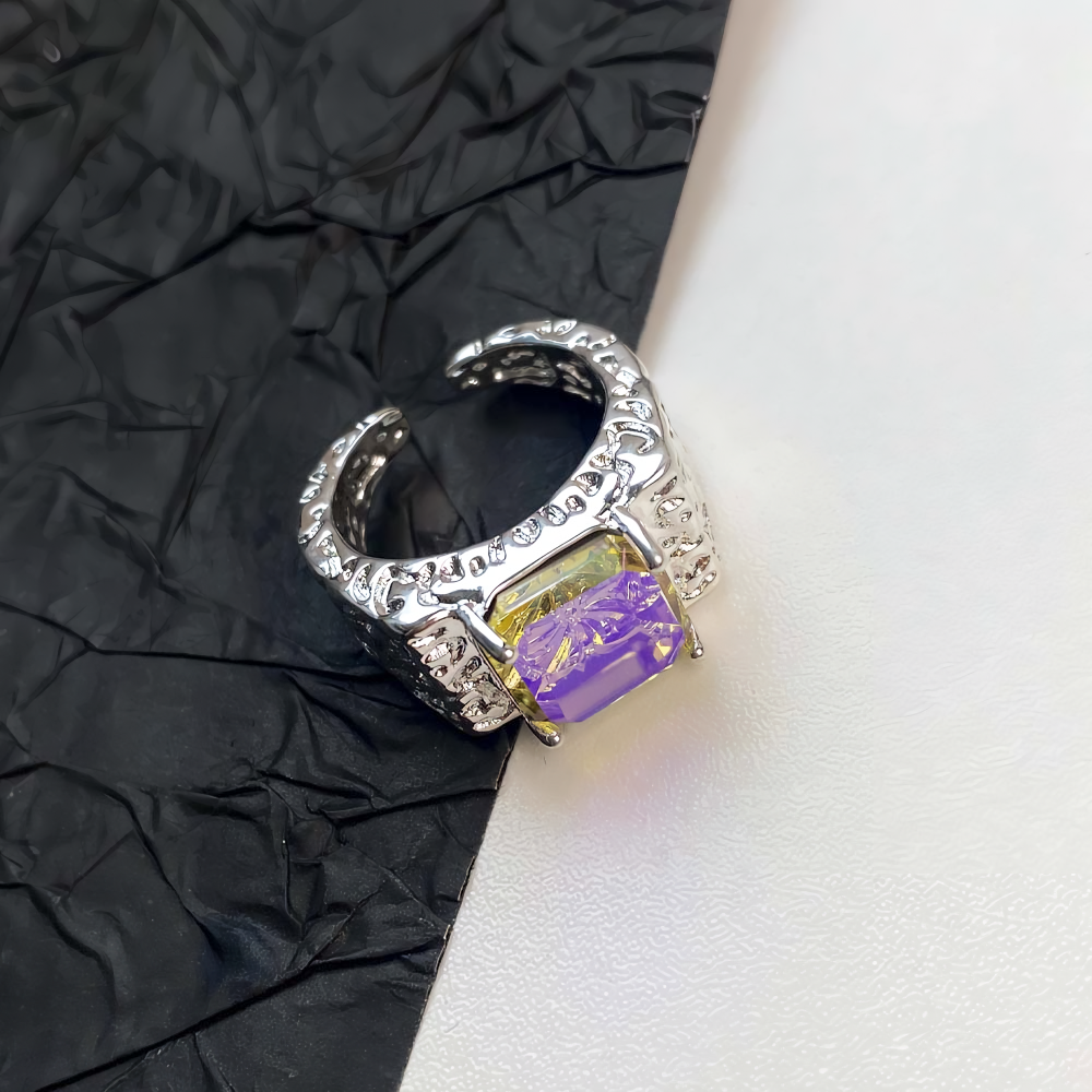 S925 sølv hofstil vintage mode åben ring