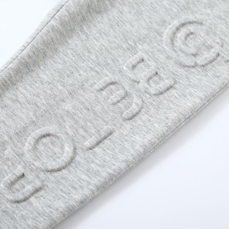 Basic fleece sweatbukser grå til børn - Lilla Villa