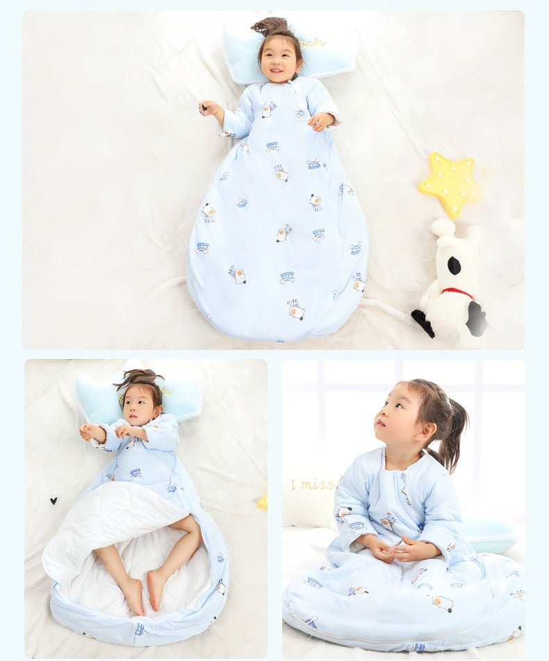 sovepose til 10-20°C baby/børn(Str.0-6år) med aftagelige ærm